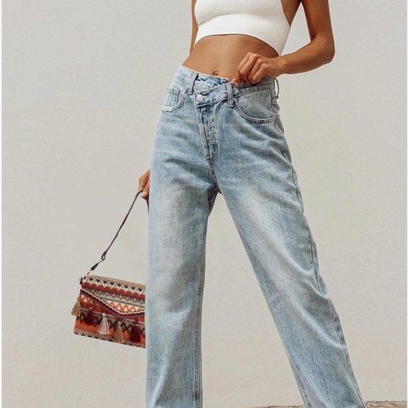 Woven Crossbody Bag, Bohemian Clutch - Picture 5 of 6